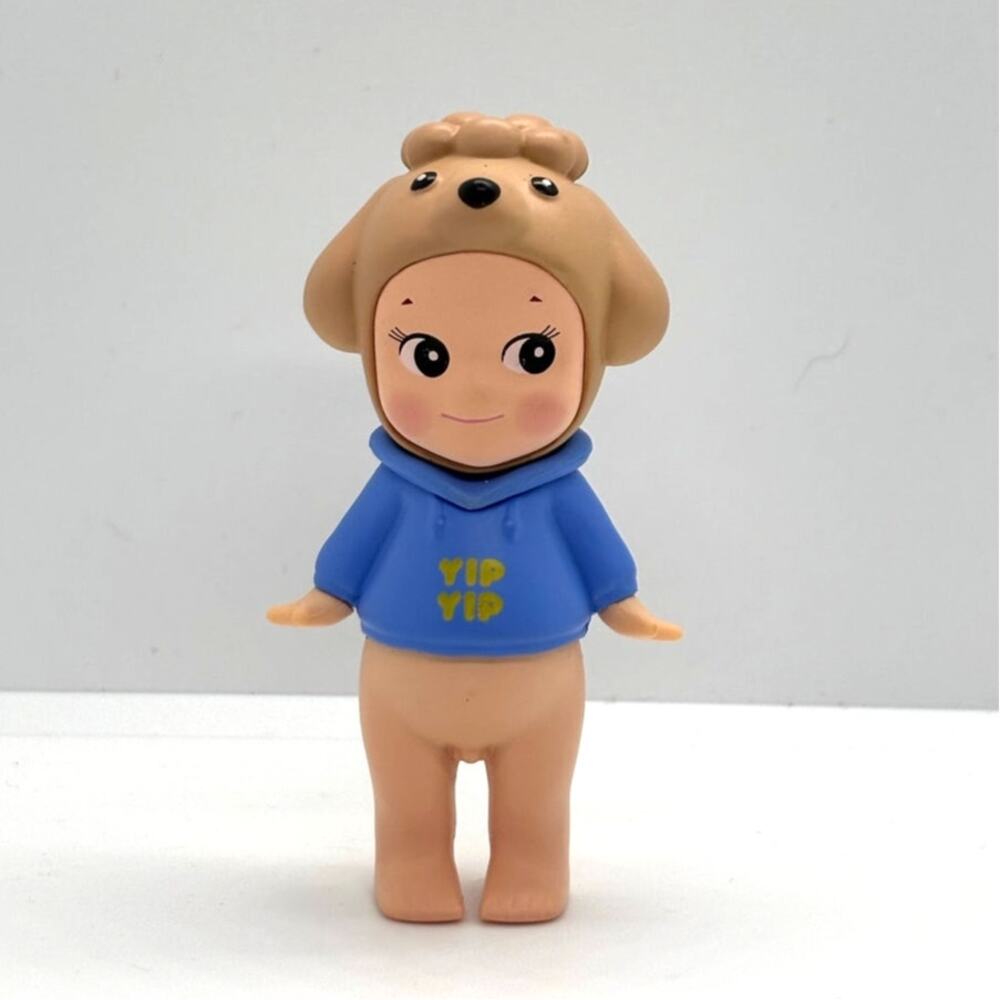 New Unbranded Kewpie/Angel Mini Figure in Poodle Dog Costume, Open Blind Box